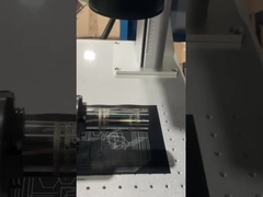 Fiber laser marking machine with rotatry