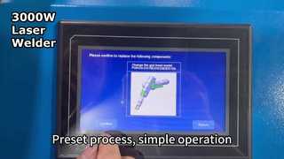 3000W Fiber Laser Welder Metal Fabrication