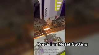 Fiber laser cutting machine for metal